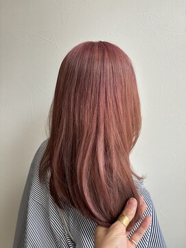 グラフ 立川(Graph.) ブリーチありピンクベージュフェイスレイヤー