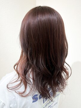 ヘアー ホスピタル ソアン(hair hospital soan) インナーカラー × チェリーレッド