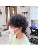 フゥカ 類家店(fuka)&nbsp;アレンジ◎波巻きツイストMIXパーマ　八戸20代30代40代