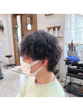 フゥカ 類家店(fuka) アレンジ◎波巻きツイストMIXパーマ　八戸20代30代40代