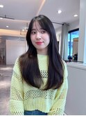 ブルーシルバーアッシュブルージュ透明感グラデーションカラー