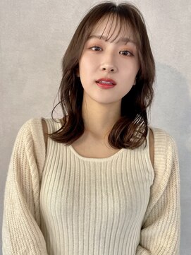 エジョン 幡ヶ谷店(Aejon) イメチェン/似合わせカット/フルバング/レッドブラウン/幡ヶ谷