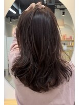 カラ フクオカ(Cara FUKUOKA)&nbsp;【くすみピンク&ミディアムレイヤー】《福岡透明感カラー》