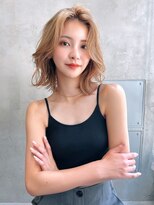 ロイド(Lloyd)&nbsp;【Lloyd 大宮】ミルクブラウン×外はねボブ