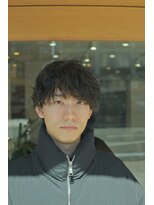 ラブハーツアンドビー マツヤマ(luve heart's And Be matsuyama) ツーブロックマッシュ波巻きパーマツイストスパイラルパーマ束感