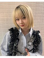 エイチ(H eitf)&nbsp;H【eitf】原宿.表参道/ハイトーンカラー/ブリーチカラー/ボブ