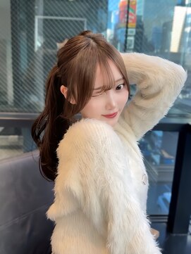 ビューレイギンザ(VIEW LEI GINZA) 韓国ウェーブヘア前髪カットレイヤーカット髪質改善銀座