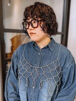 ヴヴ(Bub)&nbsp;spiral parm ショートボブ 前髪あり プードルパーマ  強め 20代