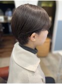 耳掛けシースルーカラーショート