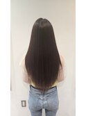 アッシュグレーボブ ヘアアレンジプードルパーマロングヘア