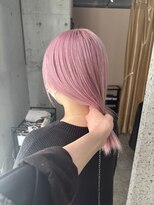 ラニヘアサロン(lani hair salon)&nbsp;桜ピンク/春カラー/暖色カラー/ハイトーン/ダブルカラー