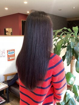 リアンヘアサロン(Lian hair salon)の写真/【岐阜駅から徒歩圏内】負担を大幅に軽減したこだわりのオーガニックカラーは肌に優しく自然な仕上がりに!