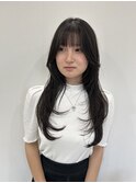 韓国レイヤー 韓国風巻き ヨシンモリ 顔まわりレイヤー