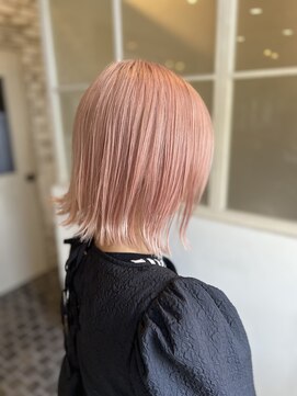 フィガロ ミリー 北生駒店(Figaro Mily) ホワイトグレージュミニウルフホワイトピンク×水素ケア5/3