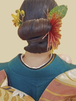 アートル(Artle)の写真/女性専用サロンならではの細かい気配りが◎着崩れしにくい丁寧な着付けで、お客様の大切な1日を飾ります＊