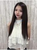 イメチェン/ホワイトブロンド/外ハネボブ/美髪/ワイドバング