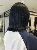 __ネイビーブルー__ブリーチカラー__ブルーブラック__