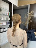 ヘアセット/お呼ばれヘアセット/編みおろし