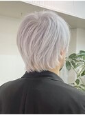 !ダブルカラーハイトーンカラーケアブリーチホワイトカラー#原宿