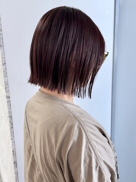 ラフ 立川(Laff) 20代30代切りっぱなしボブ/縮毛矯正/切りっぱなし/ヘイリーボブ