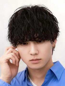 ルーシー 川越(LUCEY) ツイストスパイラルパーマ波巻きパーマシャドウパーマメンズ