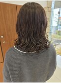 ミディアム×パーマ