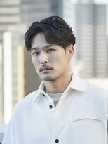 クロムトウキョウ ザ バーバー 新宿本店(CHROM TOKYO the Barber)&nbsp;センターパート/フェザーショート