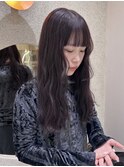 ブリーチなし暗めラベンダー