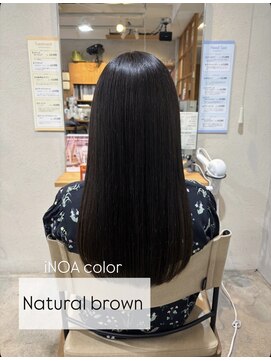 ティーズピーク(ty s peak) 【cut+iNOA color】 iNOA color × Natural brown