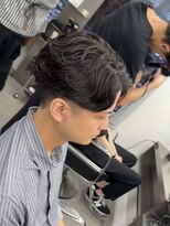 グルーマーズトウキョウ(GROOMER/S TOKYO)&nbsp;men's/フェザーパーマ/ニュアンスパーマ/リバースセンターパート