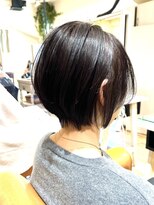 ネオリーブサイン 大森店(Neolive sign)&nbsp;美シルエットな暗髪ショートボブ　大森