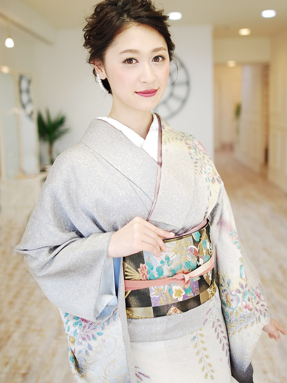 振袖セット　美品　アイスブルー　かわいい　華やか　上品　成人式　結婚式 振袖セット美品アイスブルーかわいい華やか上品成人式結婚式