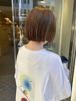 エル(EL by green)&nbsp;（Kotaro)スプリングベージュ×ボブ