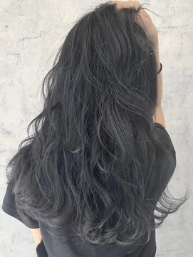 ラテ(latte) ブルーブラック×ロング