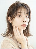 外ハネ　切りっぱなしボブ　N11
