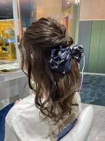 リガナッツ 池袋店(Riganuts)&nbsp;ゆるふわハーフアップ