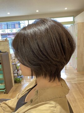 ヘアーアンドスパ フラップス(FLAPS) ショートボブスタイル