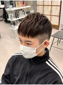 クロップススタイル ツーブロック