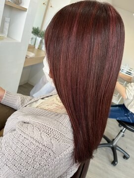 フリッカ(FLICKA) ピンクブラウンハイライト