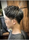 ソフトツイストアップバングショート