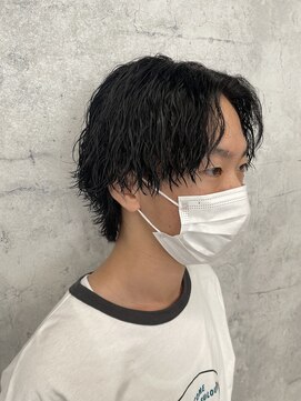 リミットバイアフィナー 大宮店(limit by Afinar) ゆるめツイスパ×センターパーマウルフ