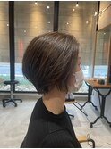 くびれショート オリーブベージュ