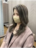 シャドールーツ×レイヤーカット【TELA HAIRユーカリが丘】