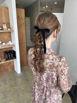 ニド(2do) ベロアリボンアレンジ