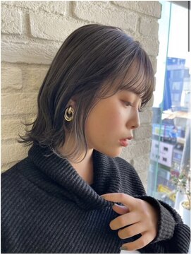 プアメリア 名古屋(Puamelia) トリートメント ブリーチなしダブルカラー 前髪縮毛矯正