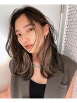 サイン 渋谷(SIGN) ザクザクレイヤーカット巻き方簡単ミディアムロング韓国表参道