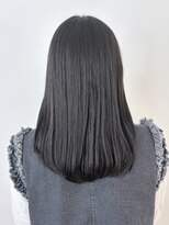 アイティーバイアルバム 下北沢店(IT by ALBUM)&nbsp;ブルーグレージュニュアンスカラーレイヤーロング_ba488211