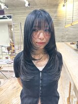 ヲタク(wotaku.)&nbsp;レイヤーカット顔まわりレイヤーワンカールくすみカラー透明感