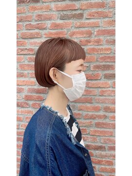 オーガニック アトリエ 大宮(organic+atelier) 20代30代大人可愛い★小顔ボブ丸みショートウルフカット