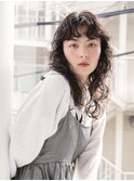 スパイラルパーマ/ミディアムパーマ/レイヤーカット/自由が丘